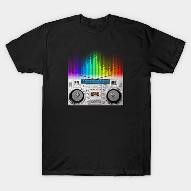 Boom Box T-Shirt by Koleidescope